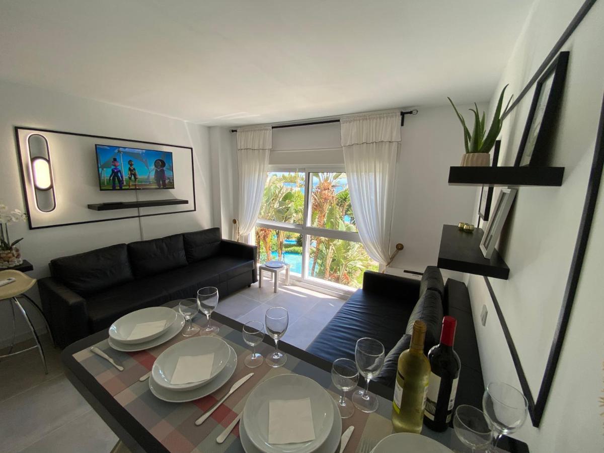 Modern Sea View Studio In Benal Beach Benalmádena Exterior photo